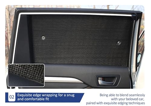 Calor trasero excesivo: solución con parasol de coche para Toyota RAV4 5
