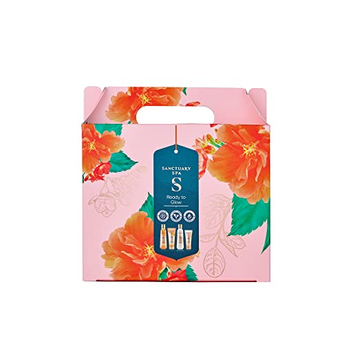 Sanctuary-Spa-Gift-Set-Ready-to-Glow-Gift-For-Women-Birthday-Christmas-Vegan-and-Cruelty-Free-230-ml-Multicolour