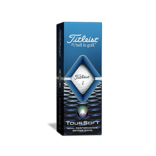 Titleist Tour Soft Golf Balls, White, (One Dozen) #TOP3