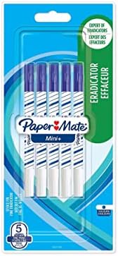 Penne Magic+ Paper Mate Cancellabili - Confezione Da 4, Punta Fine, Inchiostro Blu - Foto 4