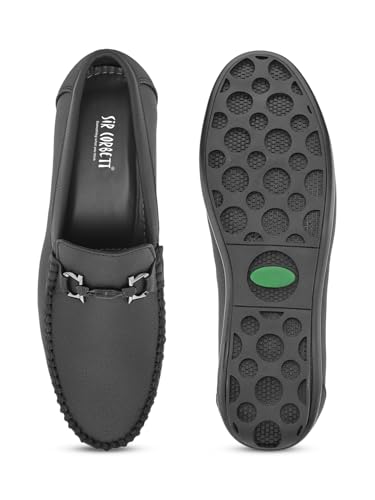 Image of SIR CORBETT Leather Loafers for Men (Size 6 to 13)