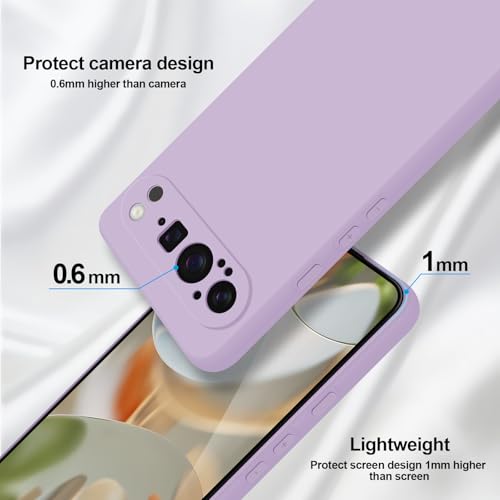 GiiYoon Case Compatible with Google Pixel 9 Pro, Silky-Soft Touch Full-Body Protective Phone Silicone Case - Image 3