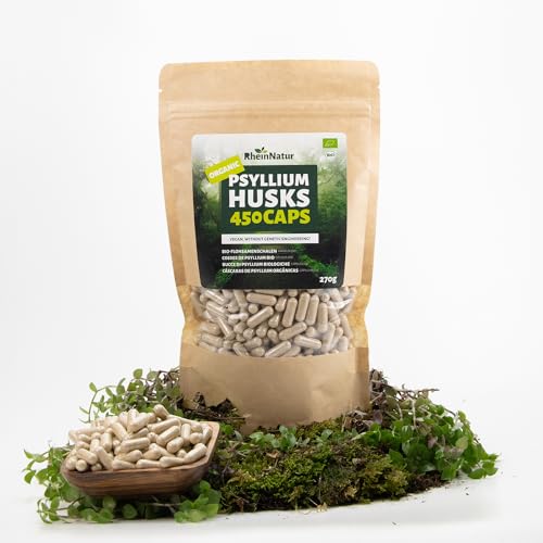 Flohsamenschalen-Kapseln von Rheinnatur – Bio-Qualität mit 3000 mg pro Portion