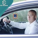 SC Products Baldi Funny Car Air Freshener Bald Joke Gifts for Men | Black Ice Novelty Car Air Freshener Funny Gifts For Men | Rude Secret Santa Gift Mens Stocking Fillers | Christmas Presents For Dad - Image 4