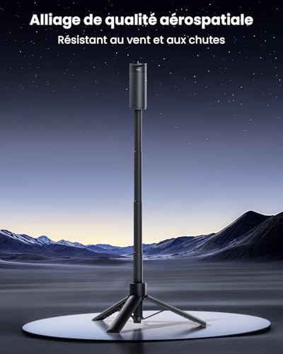 JMGO Projektor-Powerbank-Stativ für PicoPlay/PicoPlay+/PicoFlix/N1S Nano | Tragbares 20.000-mAh-65-W-Powerbank-Ladegerät und höhenverstellbarer/neigbarer Ständer für unterwegs