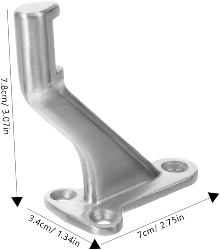 DOITOOL 3sets Stair Railing Brackets Handrail Brackets for Indoor Stairs Easy Installation Screws and Washers Strong Loadbearing Support for Home Office and Hotel