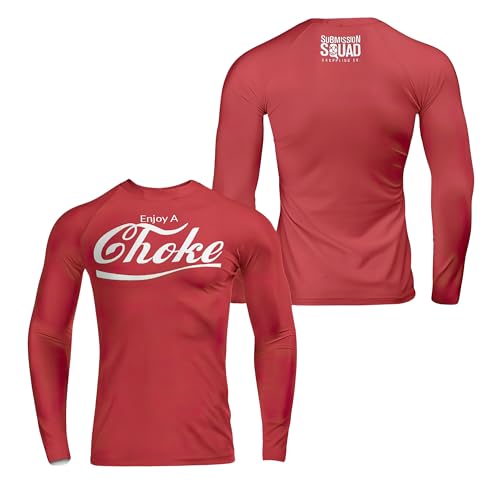 Enjoy A Choke Funny BJJ Rash Guard - Gift for Grapplers, Brazilian Jiu Jitsu Gear2