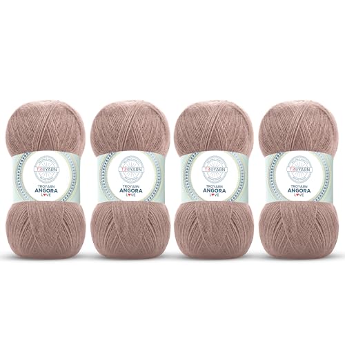 TROYARN Angora Love Yarn Review: A Detailed Look at this Lace Weight Yarn