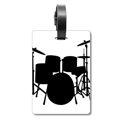 Étiquette bagage Song Music Drum Kit accessoire voyage sac à dos