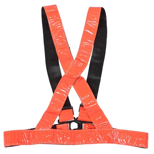 balacoo Reflective Vests Orange Reflective Running Gear Reflective Strap Yellow Traffic Running Water Vest Reflectors Reflective Walking Gear Safety Hoodie Seat Polypropylene Belt