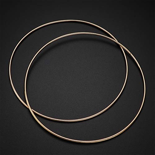 Healifty 10pcs Anello da acchiappasogni in Oro