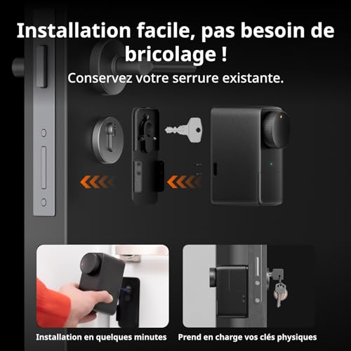 Serrure Électronique Bluetooth Compatible Matter avec Étanchéité IP65 - 4