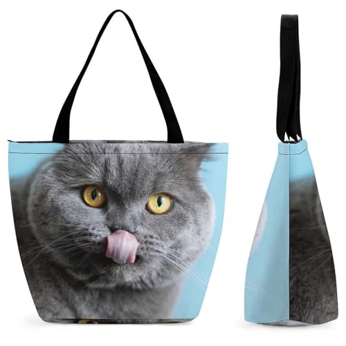 Sac de shopping chat mignon le cabas idéal pour votre voyage