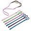 Purple,pink,rose Red,bright Blue,brgiht Green,daer Green