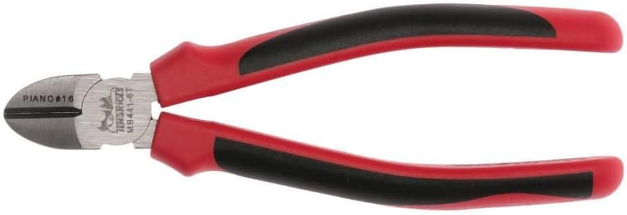 Teng Tools 6 Inch Precision High Carbon Steel Side Cutting Pliers With TPR Grip Handles - MB441-6T