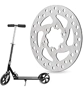 BuyWeek Electric Scooter Brake Disc, 120mm Scooter Skateboard Brake Disc Rotor Pad Replacement Ac...
