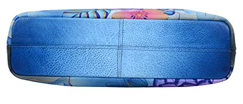 Image of Anna by Anuschka Women's Original Genuine Leather Hand-Painted Small Satchel - Leather Handbag for Women | Original