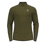 Odlo Herren 1/2 Zip Tencia Midlayer, Avocado Melange, L EU