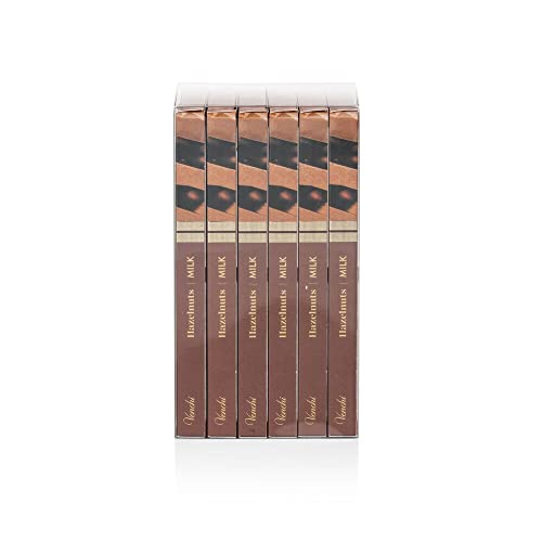 Venchi - Bundle Of 6 Milk Chocolate And Hazelnut Bars, 21.16 Oz - 3.52Oz Each Bar - Gluten Free - Family Pack #TOP2