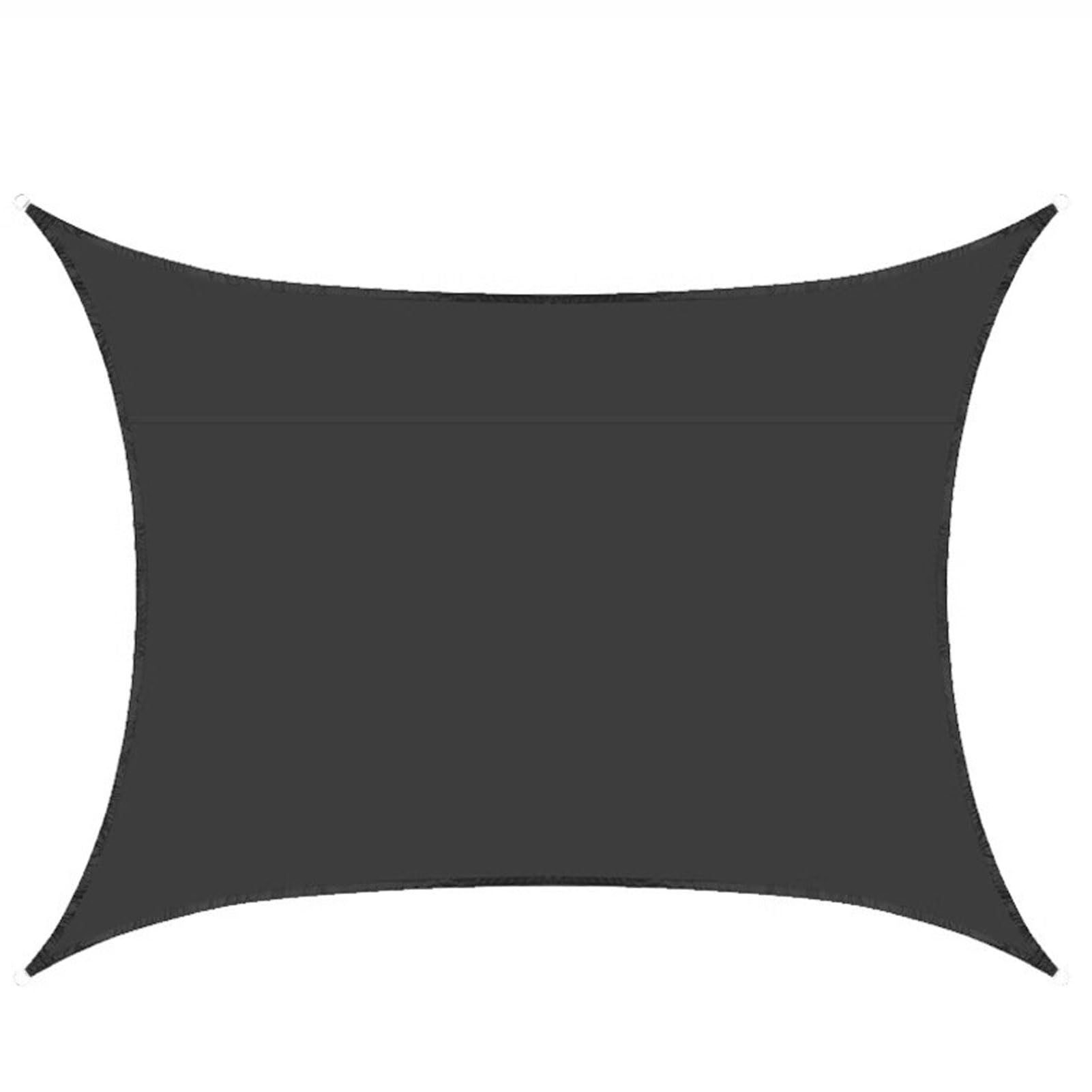 Voile d'ombrage rectangulaire protection UV 95% respirante pour terrasse et jardin