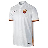 Nike Herren T-Shirt AS Rom 2015/2016, offizielles Lizenzprodukt, Weiß/Orange/Rot, Größe XL