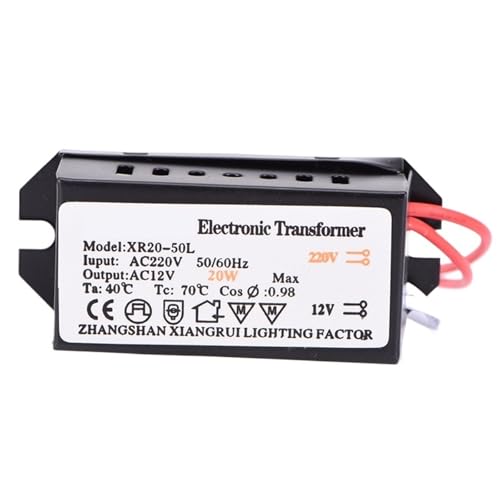 Transformateur LED 12V 20W alimentation 220V driver de rechange pour spot