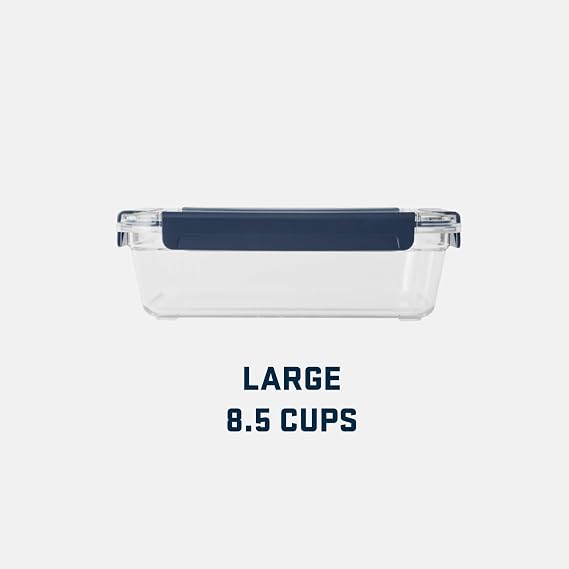 YETI Plastic Food Storage Container, BPA Free, Locking & Airtight Lid, Microwave, Freezer, and Dishwasher Safe, Leak-Proof, Cooler and Thin Ice Compatible