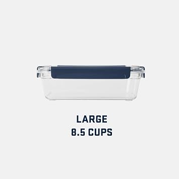 YETI Plastic Food Storage Container, BPA Free, Locking & Airtight Lid, Microwave, Freezer, and Dishwasher Safe, Leak-Proof, Cooler and Thin Ice Compatible
