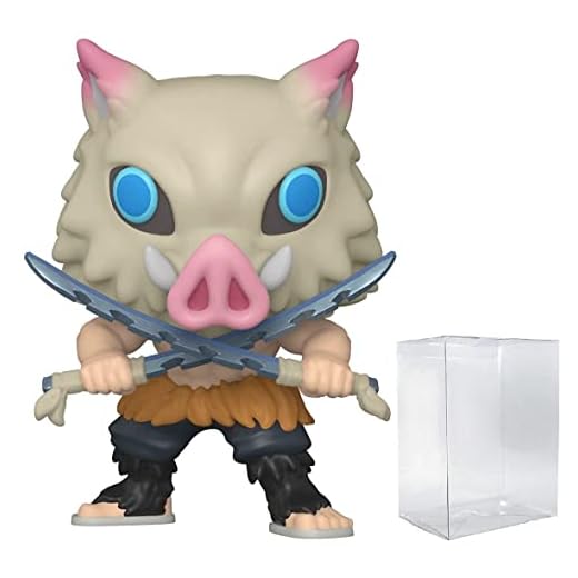POP Anime - Figura de vinilo Funko de Inosuke Hashibira (incluye funda protectora de caja compatible), multicolor, 3.75 pulgadas