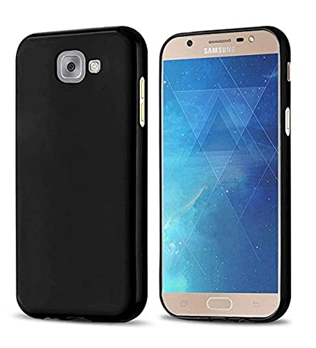 Image of Mobile Back Cover Case for Samsung Galaxy J4 Plus (Silicone Case|CameraProtection|Black SC1510)