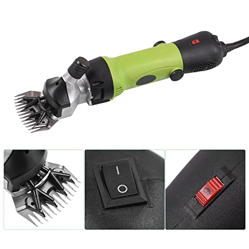Tesoura de ovelha de 690 W, kit profissional de preparação de animais elétricos para ovelhas/equinos