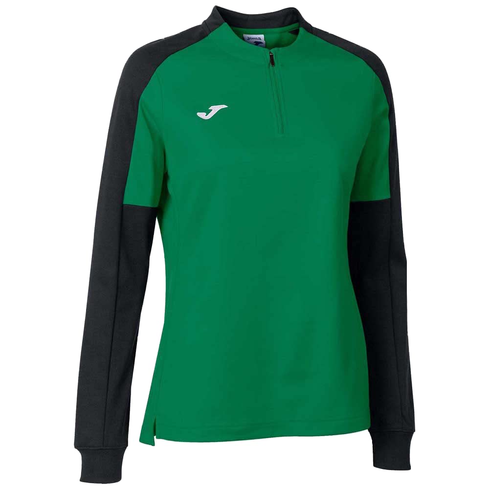 Joma Women's Eco Championship Sweatshirt, Green Black, S