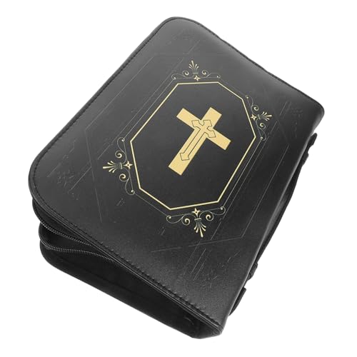 Housse pour Bible vintage croix | Sacoche accessoire biblique et décoration intérieure sac
