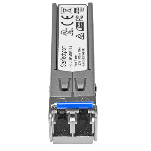 Image of StarTech Cisco GLC-LH-SMD Compatible SFP Module, ASR920, TAA (GLCLHSMDSTTA) | 1000BASE-LX /LH, 1GbE Single Mode Fiber Optic Transceiver, 1GbE SFP, LC 10km 1310nm, DDM Cisco Firepower, IE2000
