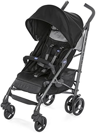 chicco liteway 3 stroller jet black