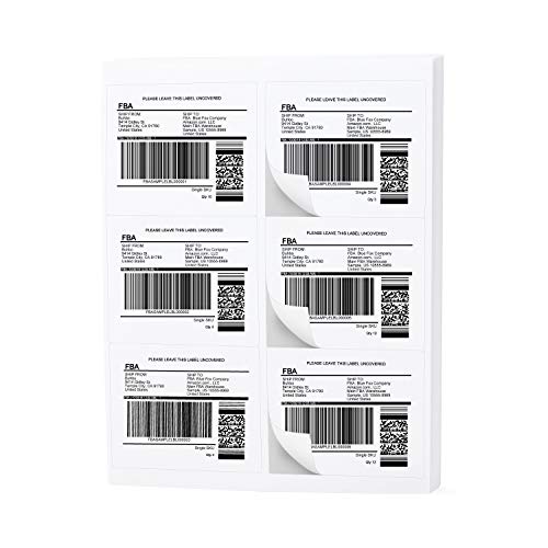 Buhbo 6-UP Address Shipping Label 3-1/3