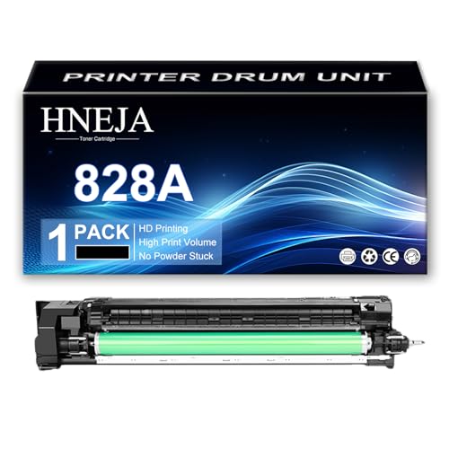 HNEJA 828A Drum Unit, Compatible CF358A CF359A CF364A CF365A Imaging Unit for HP M855dn M855xh M880z Printer,Black-1 Pack