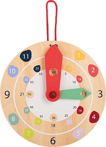 Image of Legler Small Foot Children's Wooden Educate Wall Clock