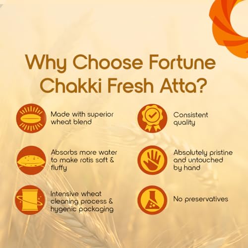 Image of Fortune Chakki Fresh Atta, 1kg