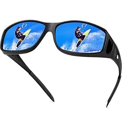 Blue Mirrored Lens / Matte Black Frame