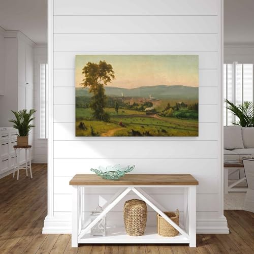 Affiche paysage rétro George Inness tableau déco salon rétro