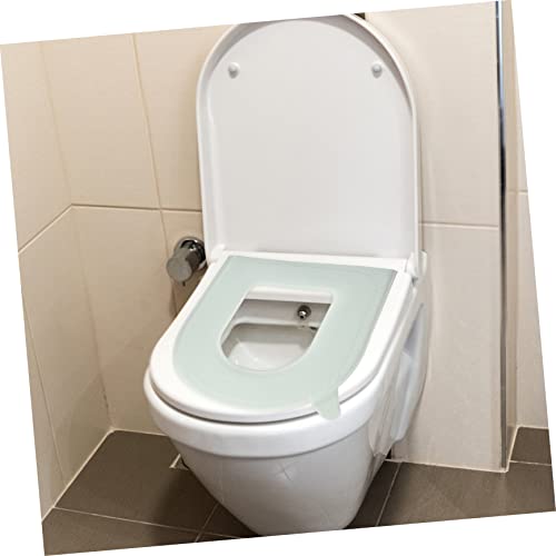 YARNOW Toilettendeckel Komfortsitzkissen Toilettensitzkissen Winteraufkleber Gepolsterter Toilettensitzbezug Verdicken Toilettensitzbezug Toilettensitzbezug Bequem Toilettensitzauflage – Bild 4