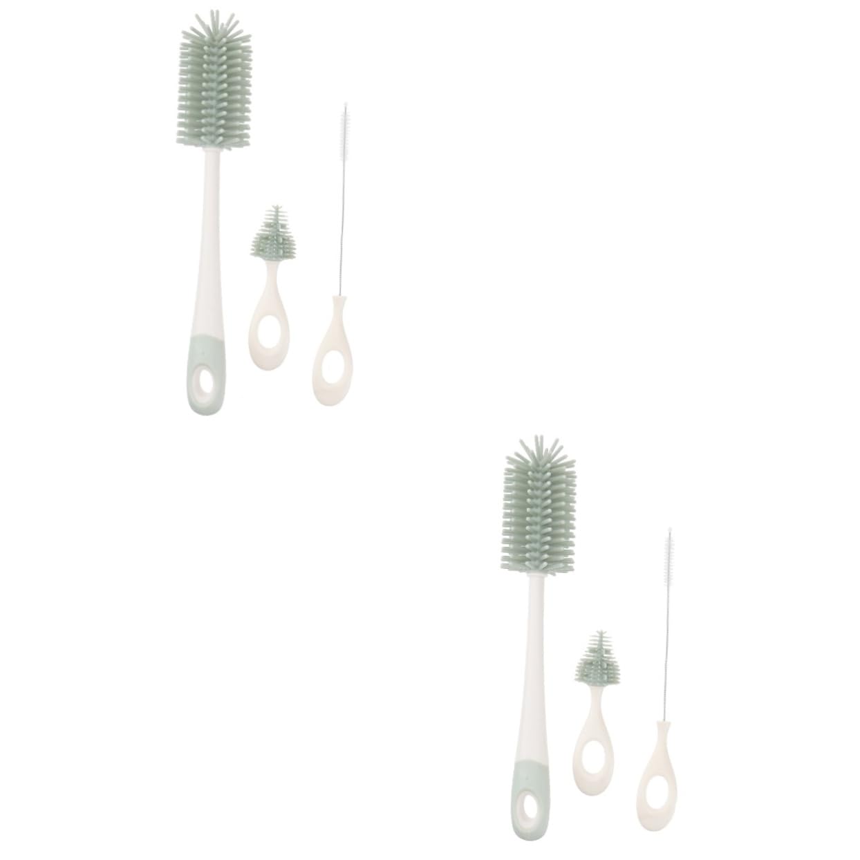 Abaodam 2pezzi Spazzole Per La Bottiglie Silicone Per Bottiglie e Tazze Resistente e