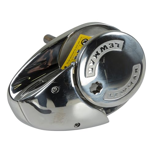 Lewmar V4 Gypsy Only 12V (203), 2,750 lb. Max Pull, 688 lb. Working Load Limit, 82 ft/min Max Line Speed, Cone Clutch for Smooth Control, Manual Free Fall for Power Failure - 66910080-143