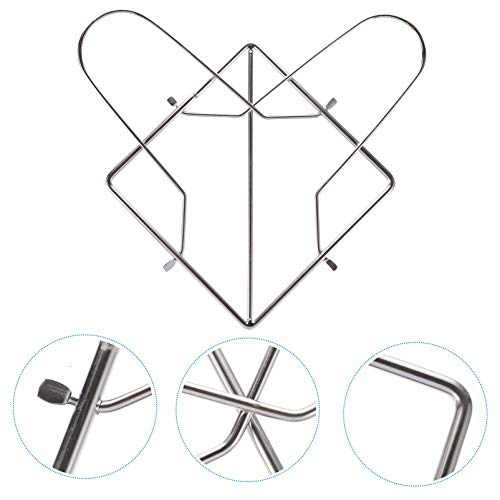 Hemoton Lata de Cerveja Assador de Frango Porta Peru Rack Porta-Assados ??De Frango Prateleira Verti