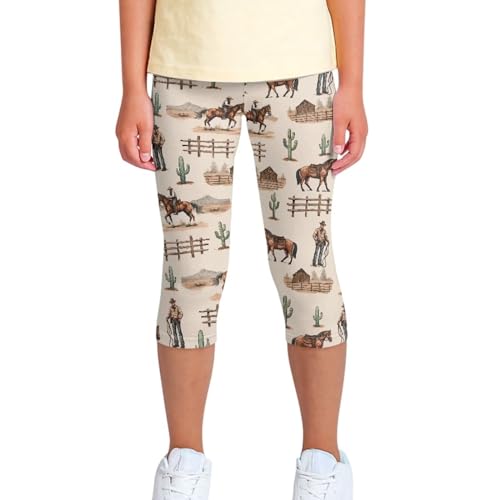 Short Athletic Leggings Girls Pants Yoga Leggings