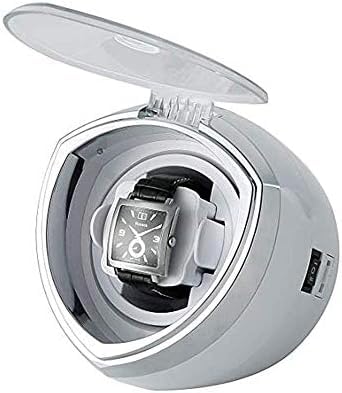 FENOKD Mechanical Watch Shaker Single Automatic Watch Winder, with Smart Timer Control and Blue LED Light Mechanical Watches Winding Box Quiet Motor