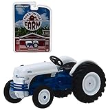 1949 Ford 8N Tractor White and Blue Down on The Farm Series 1 1/64 Diecast Model by Greenlight 48010 B