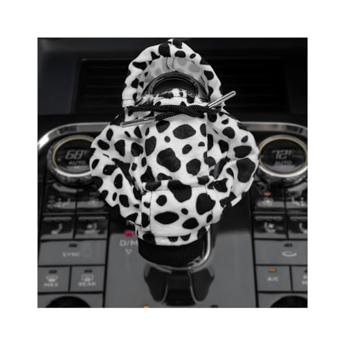 YTFRL Car Shift Knob Hoodie Cover - Cow Gear Lever Decor