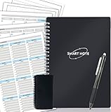 Smart Wiederverwendbare Notizbuch Undatiertes Wochenplaner mit Stift, 5.9x8. 5
